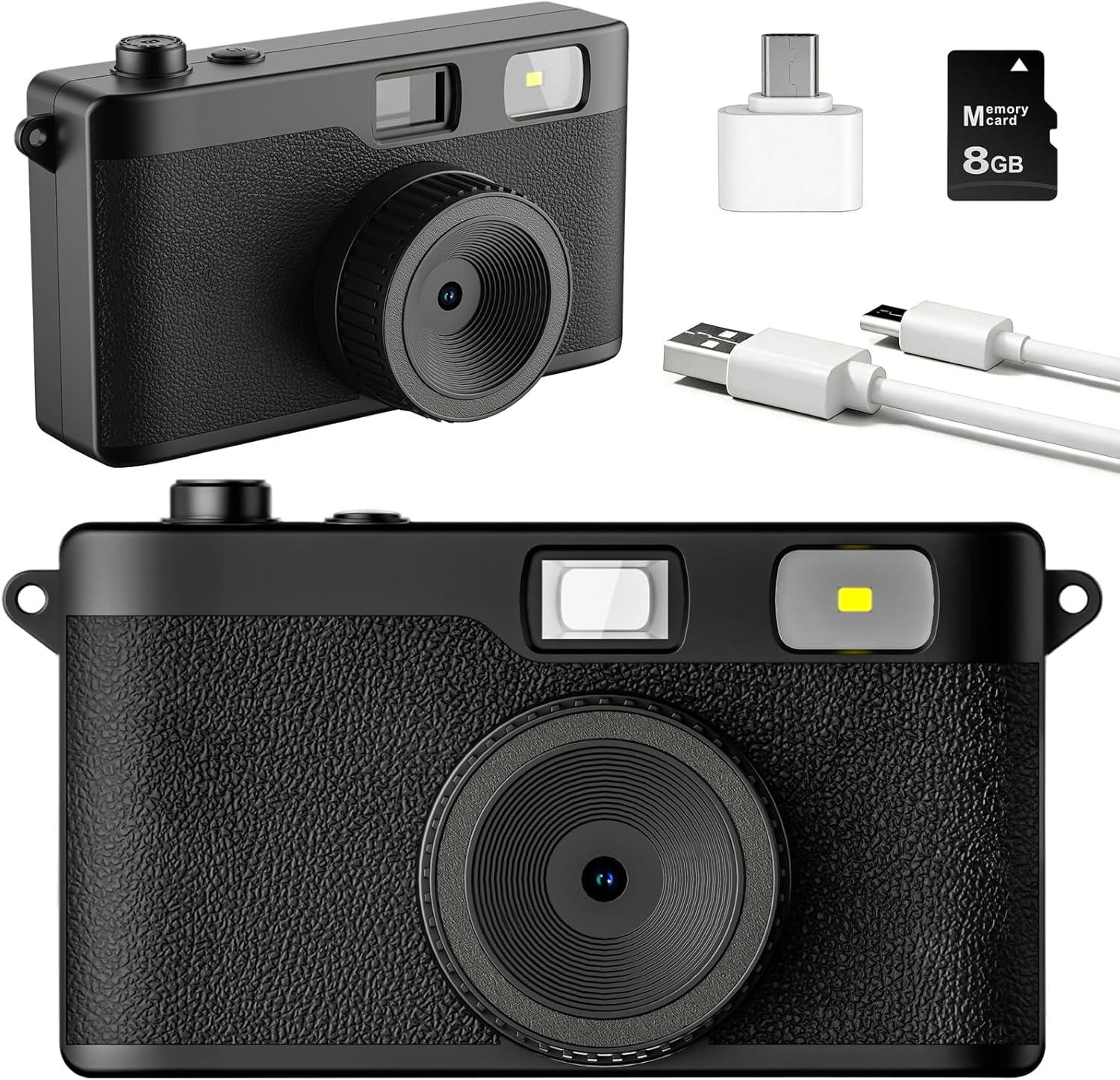 Retro Game Card - No Screen Digital Camera, 12MP Reusable