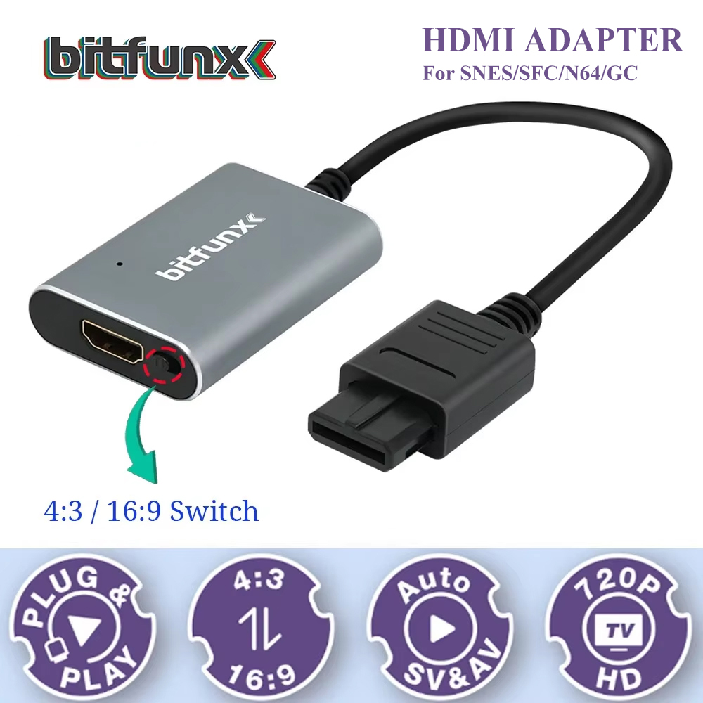 Retro Gaming Aesthetic - Bitfunx 720P Svideo / AV To
