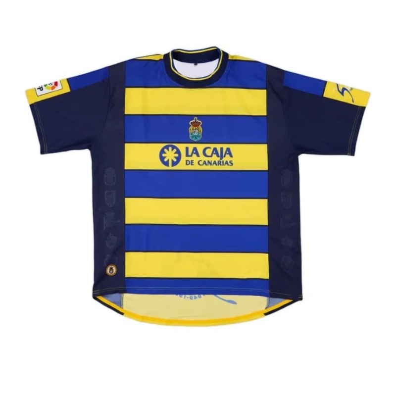 Retro Gaming Aesthetic - 1998 Las Palmas Retro Striped Soccer