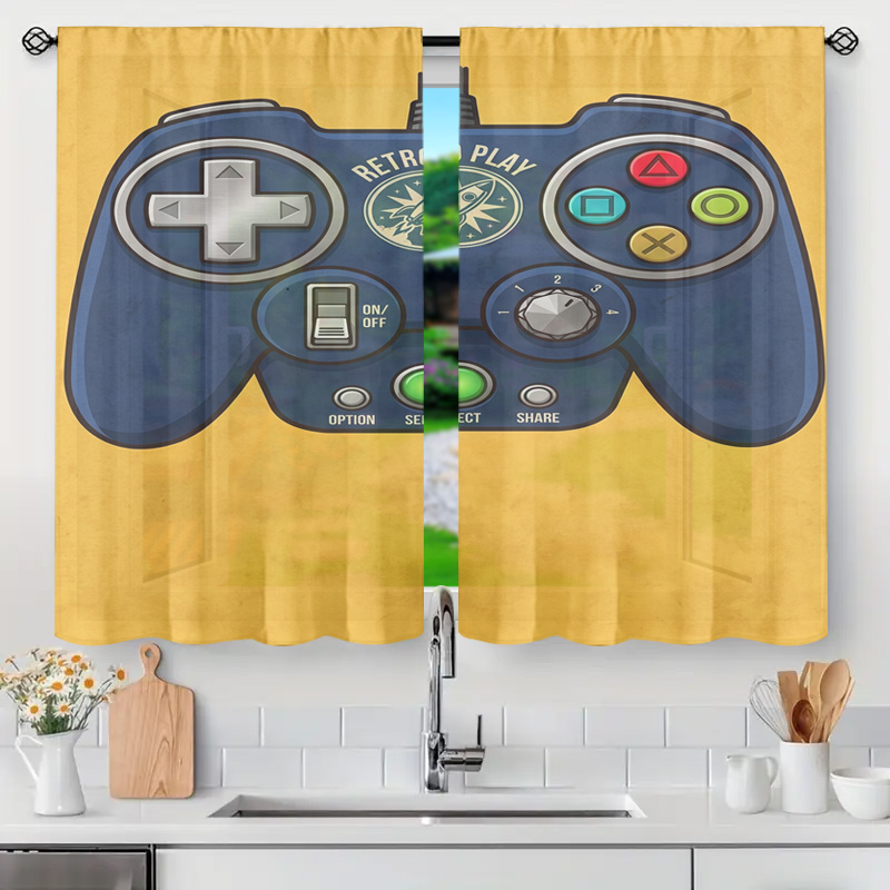 Gaming Controller Curtain Pane - Retro Gaming Cafe ulasan dan harga