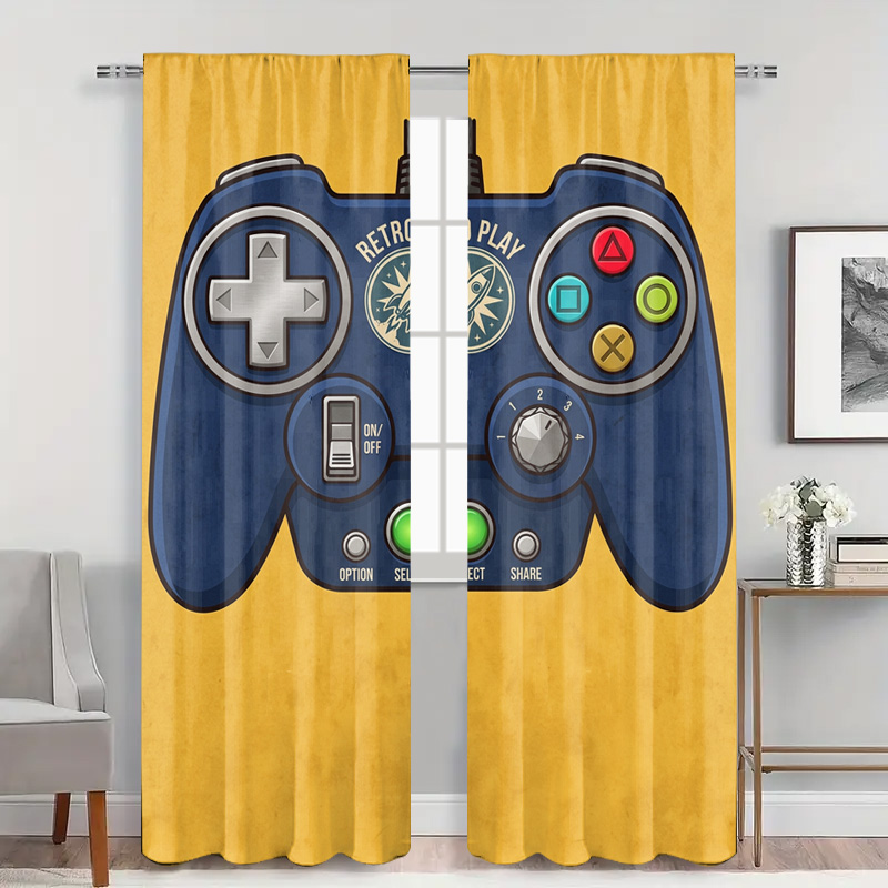 Gaming Controller Curtain Pane - Retro Gaming Cafe ulasan dan harga