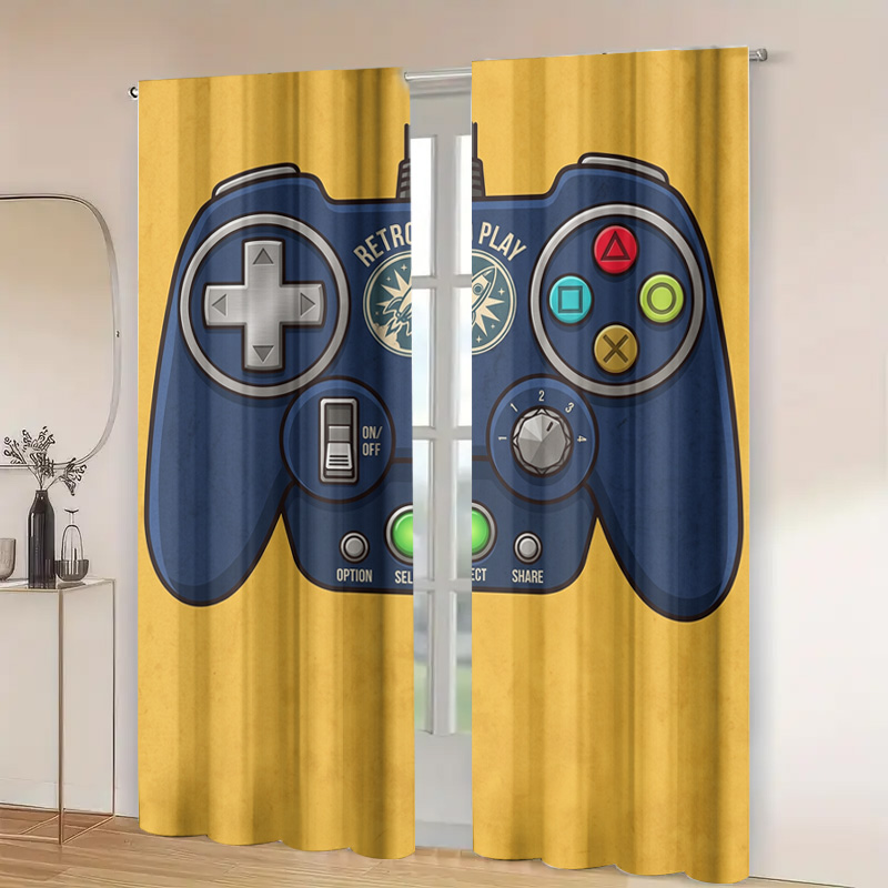 Gaming Controller Curtain Pane - Retro Gaming Cafe ulasan dan harga