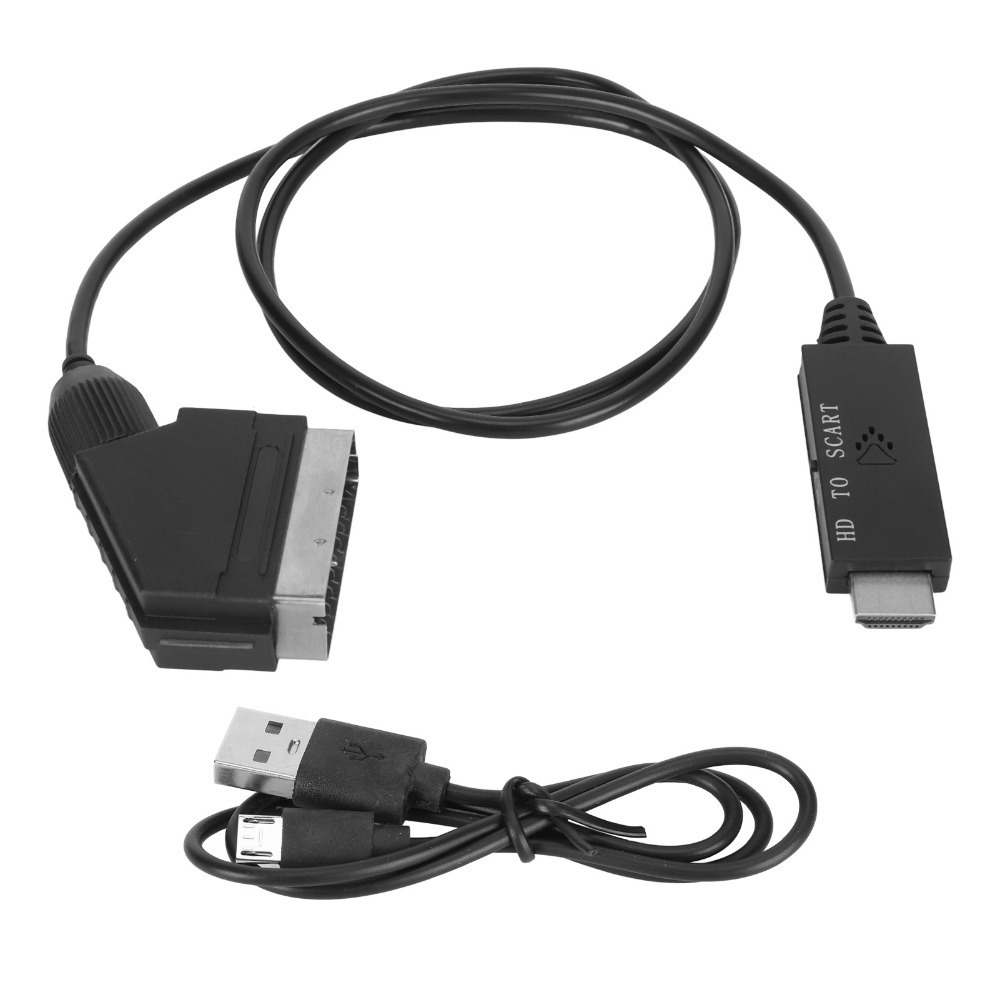 Support PAL NTSC HD Multimedia - Scart To Hdmi ulasan dan harga