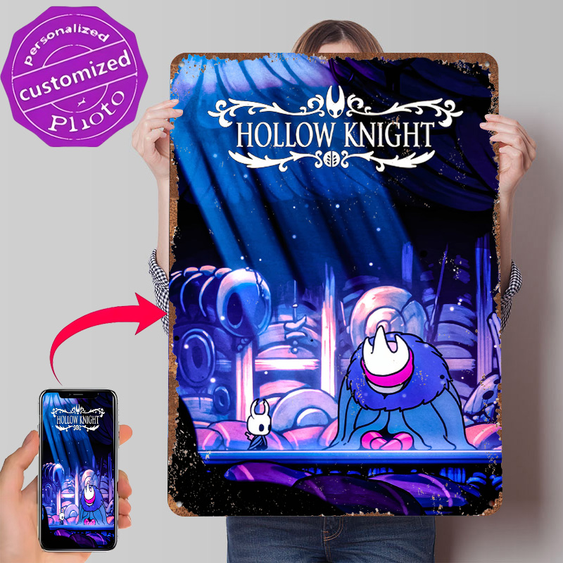 Hollow Knight Game Art Printed - Retro Knight Gaming ulasan dan harga