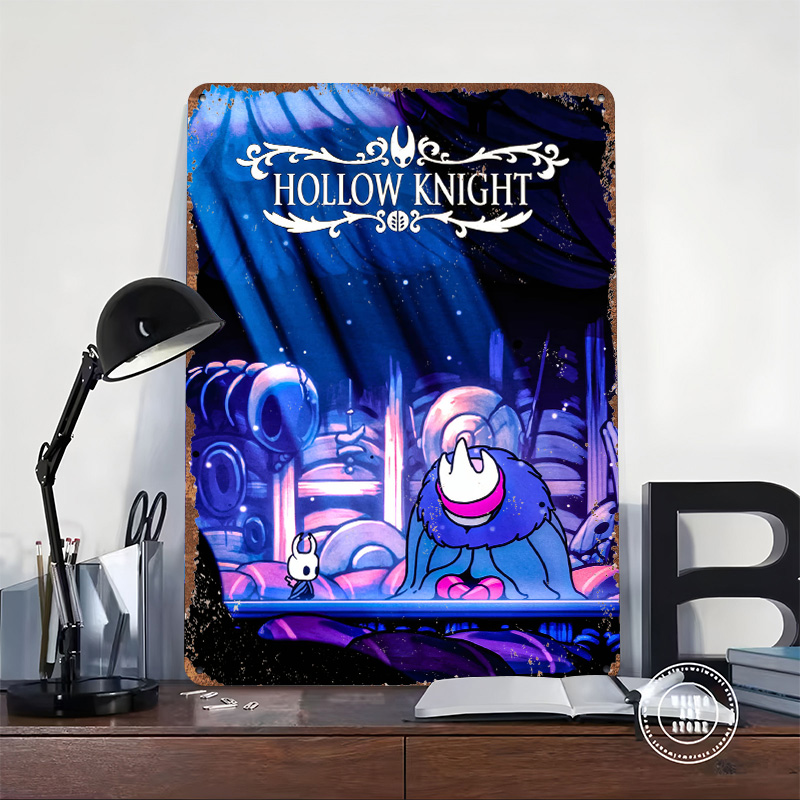 Hollow Knight Game Art Printed - Retro Knight Gaming ulasan dan harga