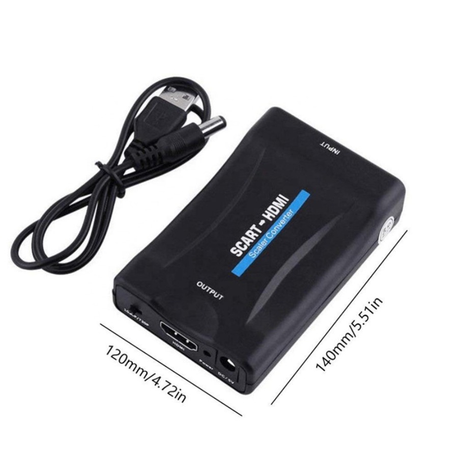 SCART To HDMI-compatible Conve - Scart To Hdmi ulasan dan harga