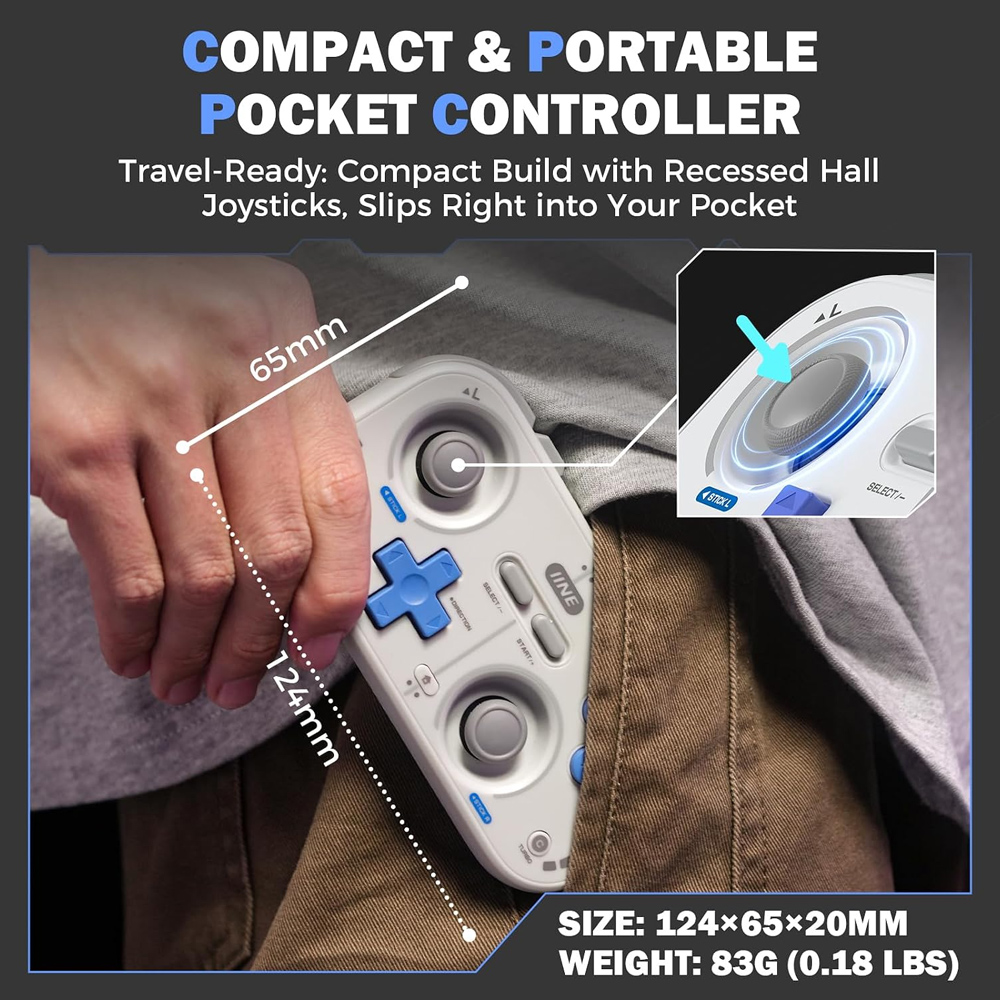 IINE Mini Controller Retro Poc - Retro Gaming Realm ulasan dan harga