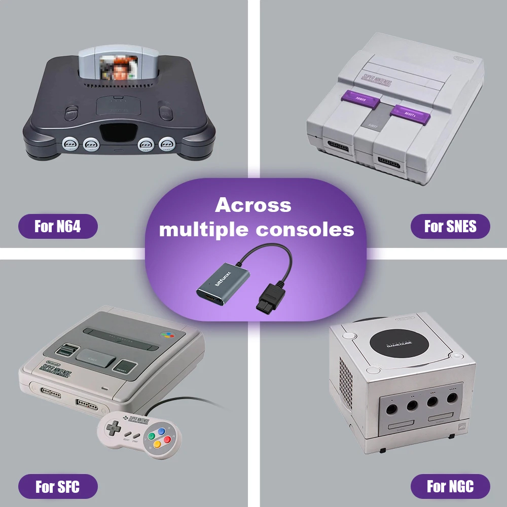 Bitfunx 720P Svideo / AV To HD - Retro Gaming Aesthetic ulasan dan harga