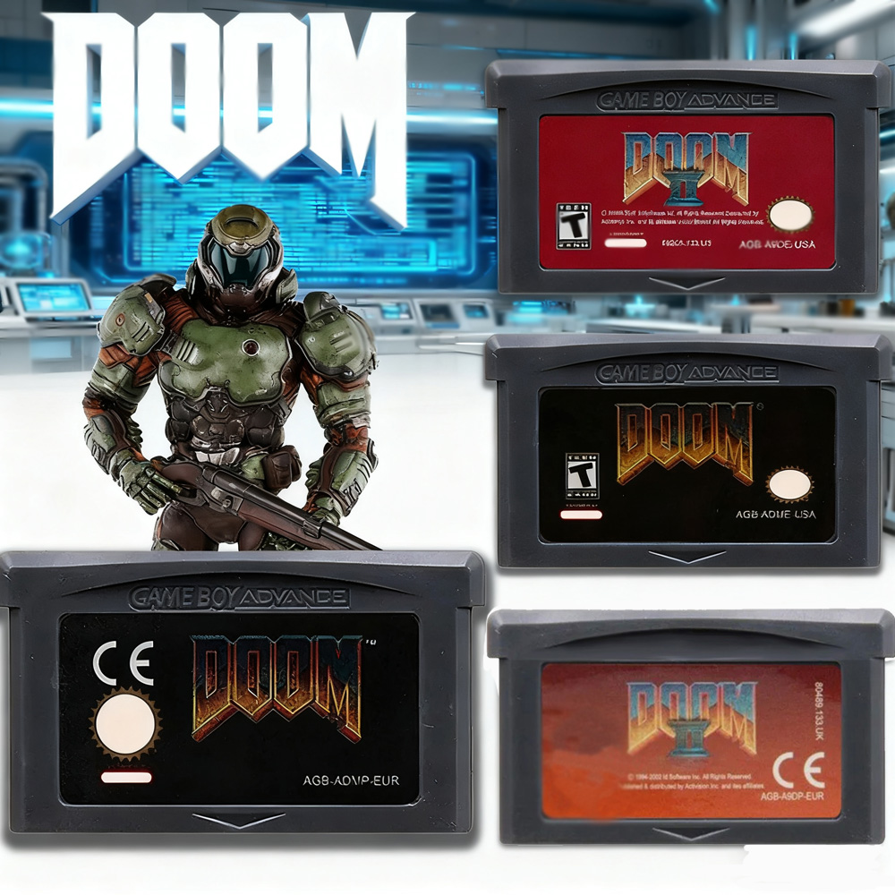 DOOM Series 32 Bit GBA Game Ca - Retro Game Card ulasan dan harga