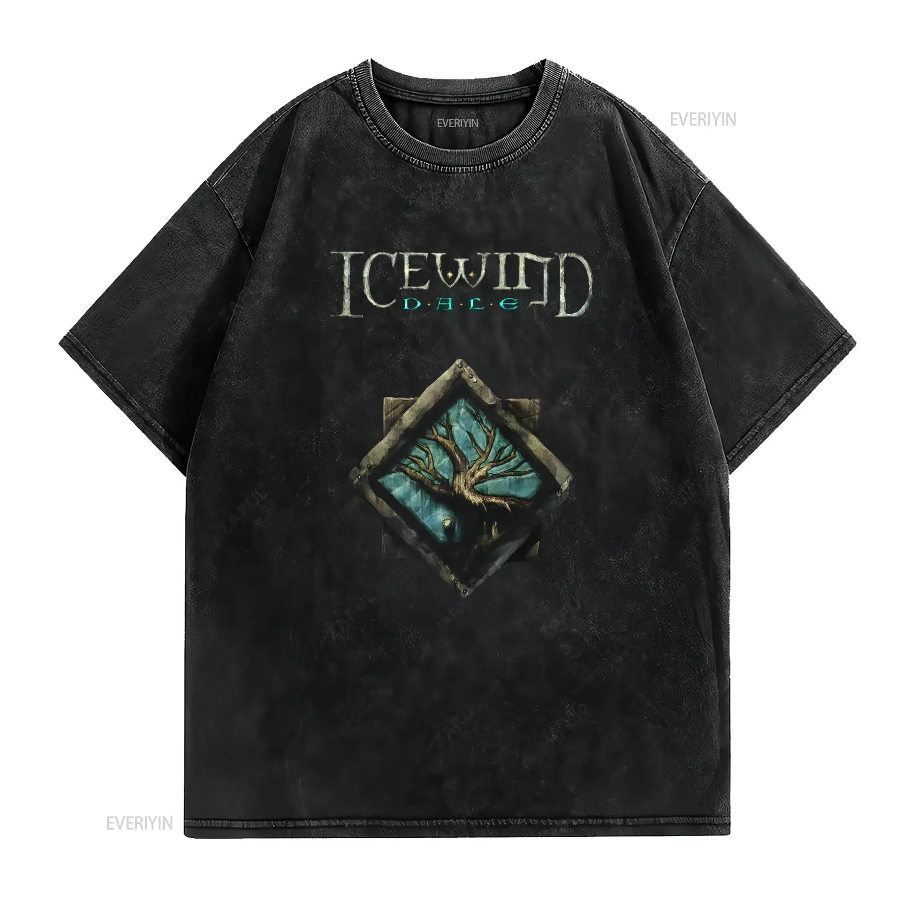 Icewind Dale Logo Classic Vide - Retro Gaming Shirt ulasan dan harga