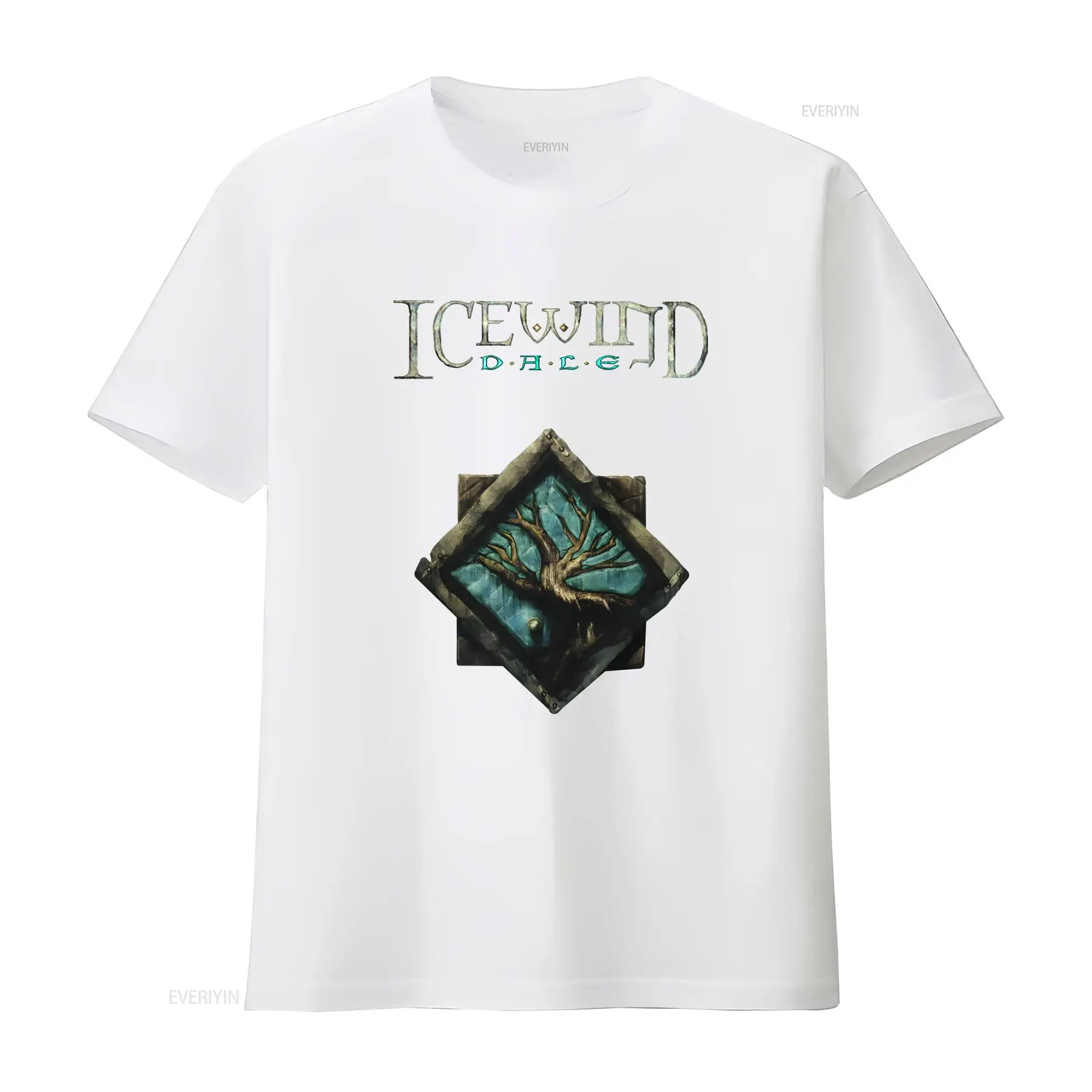 Icewind Dale Logo Classic Vide - Retro Gaming Shirt ulasan dan harga