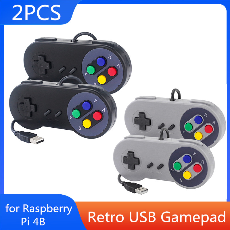 2PCs USB Gamepad Retro Gaming  - Raspberry Pi Retropie ulasan dan harga