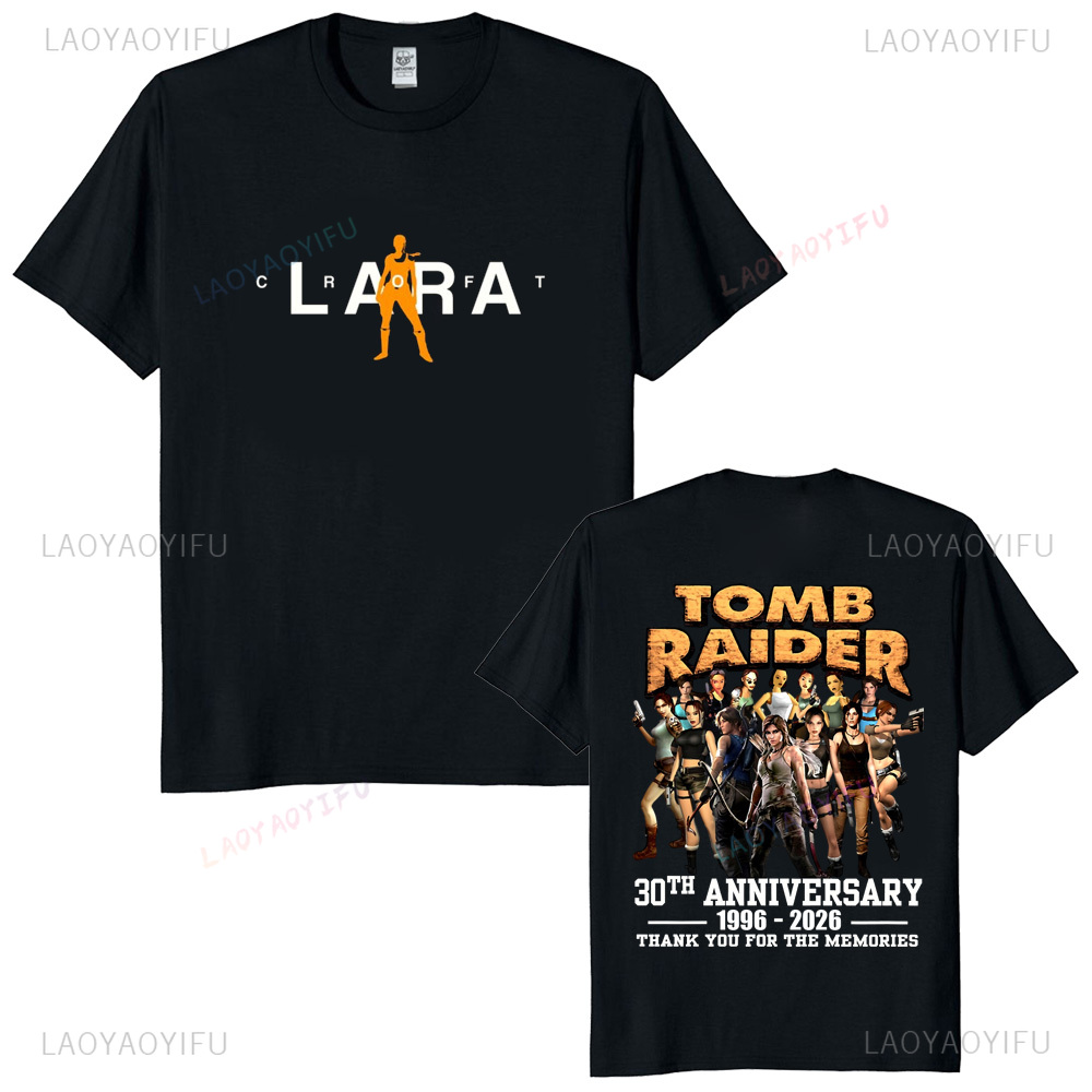 Tomb Raider 30th Anniversary U - Retro Gaming Shirt ulasan dan harga