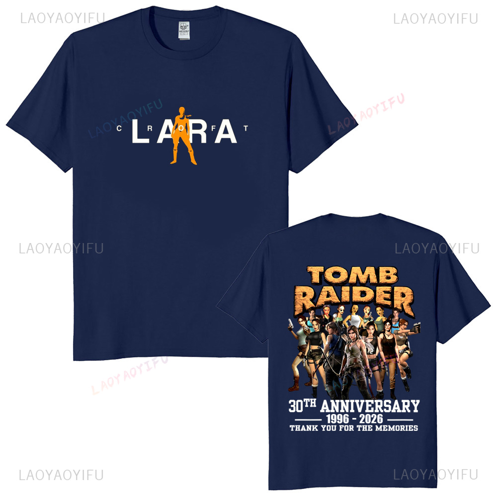 Tomb Raider 30th Anniversary U - Retro Gaming Shirt ulasan dan harga
