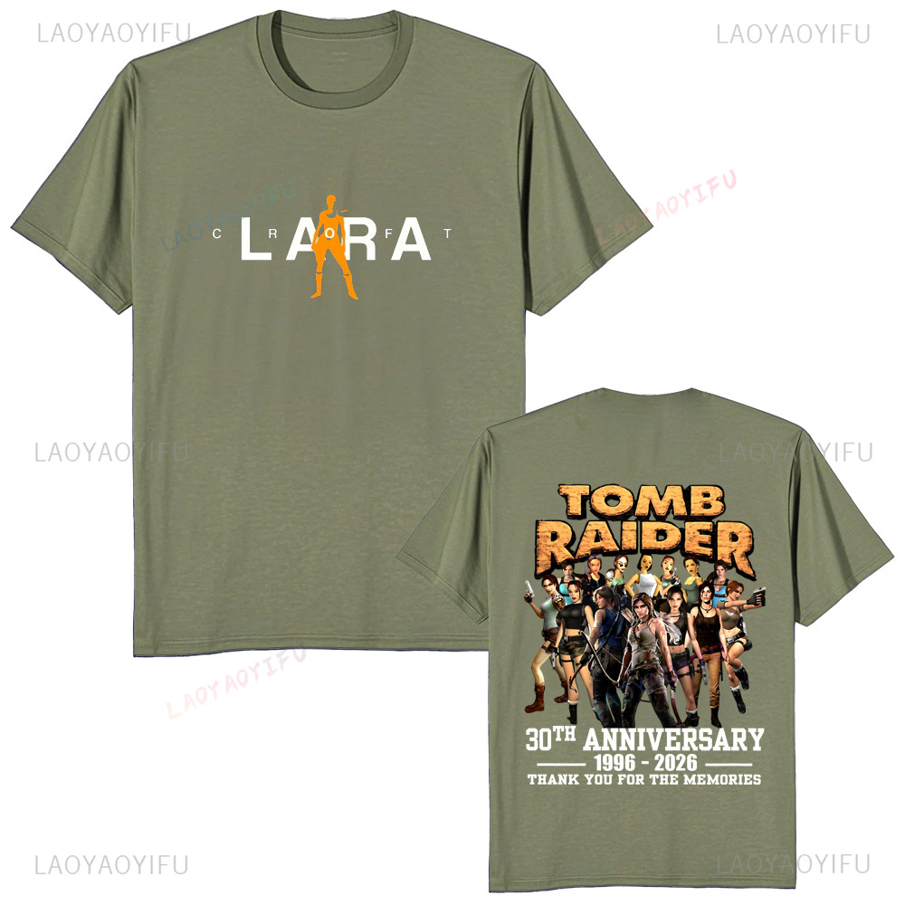 Tomb Raider 30th Anniversary U - Retro Gaming Shirt ulasan dan harga