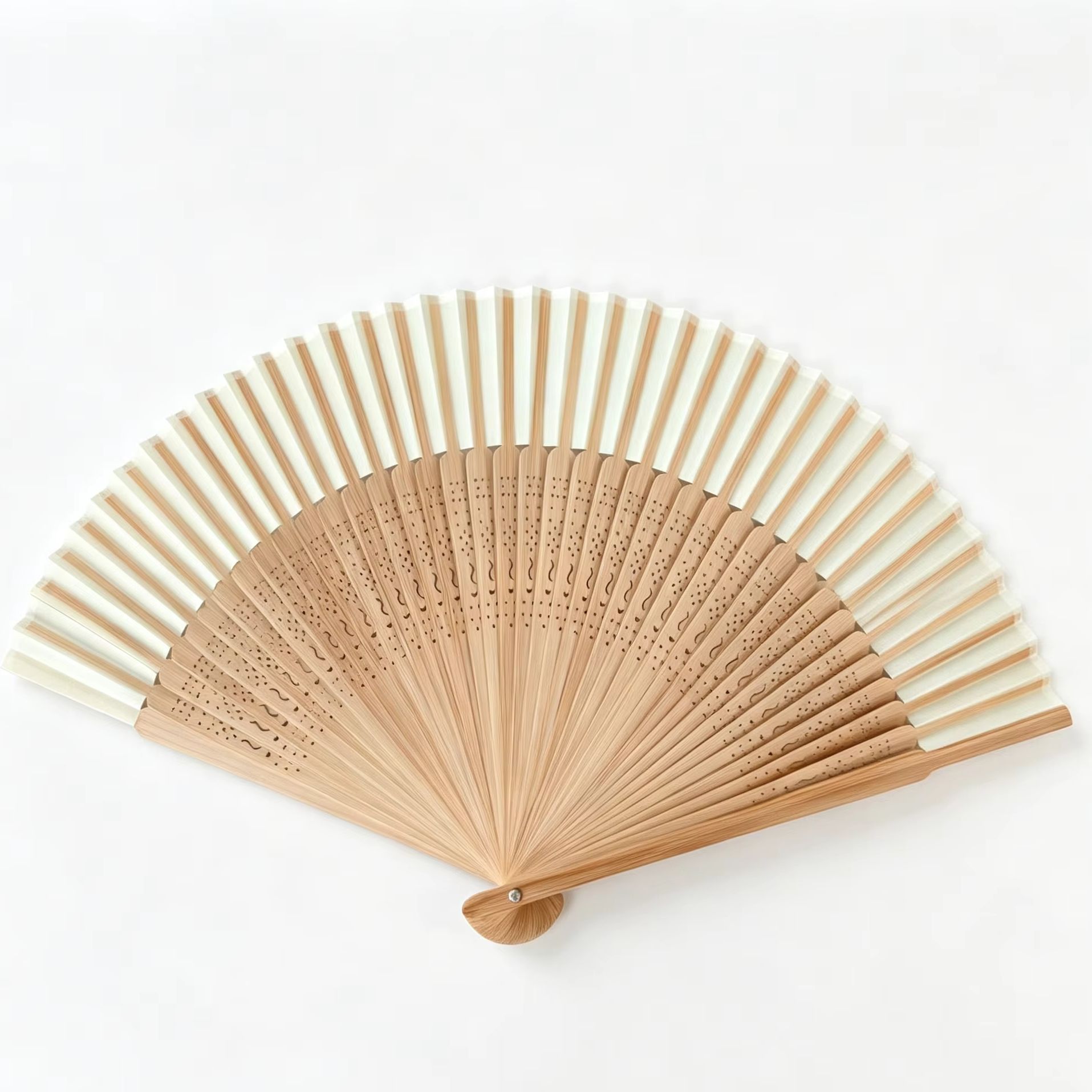 1pc Retro Bamboo Folding Fan,  - Console Retro Gaming Portable ulasan dan harga