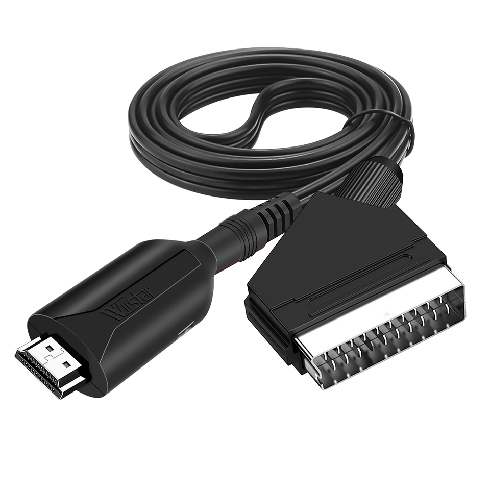 HDMI-Compatible to SCART Cable - Scart To Hdmi ulasan dan harga
