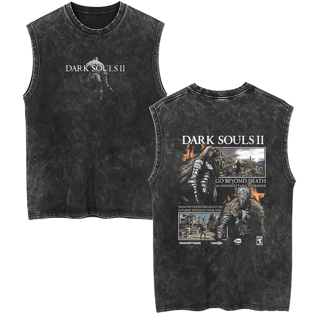 Washed Vintage Game Dark Souls - Retro Gaming Aesthetic ulasan dan harga