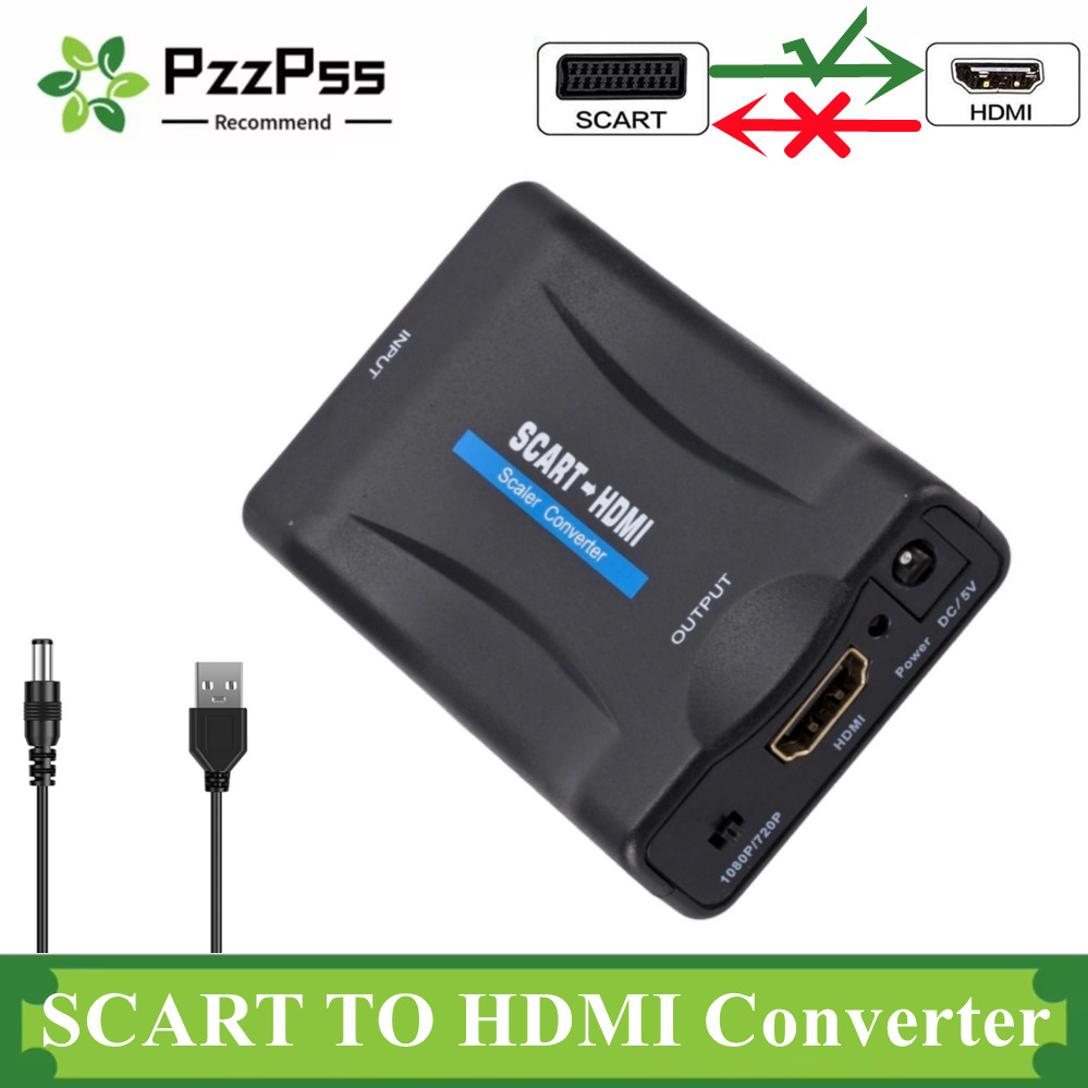 1080P SCART To HDMI-Compatible - Scart To Hdmi ulasan dan harga