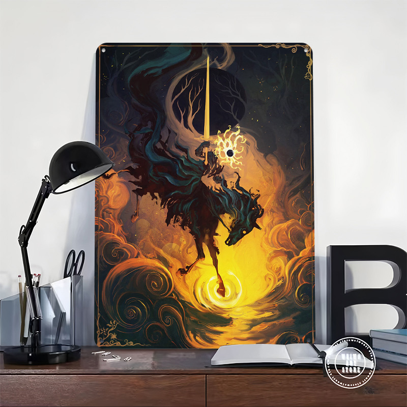 The Eclipse Knight Metal Poste - Retro Knight Gaming ulasan dan harga