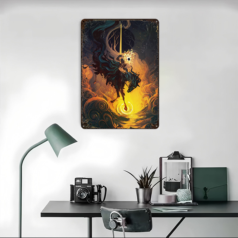 The Eclipse Knight Metal Poste - Retro Knight Gaming ulasan dan harga