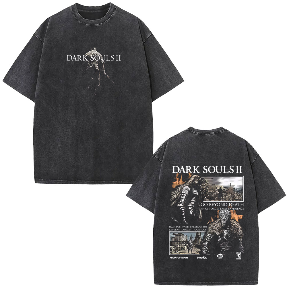 Washed Vintage Game Dark Souls - Retro Gaming Aesthetic ulasan dan harga