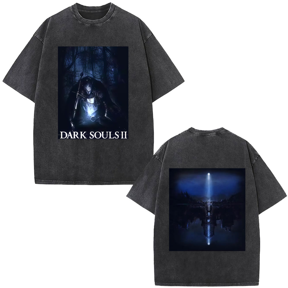 Washed Vintage Game Dark Souls - Retro Gaming Aesthetic ulasan dan harga