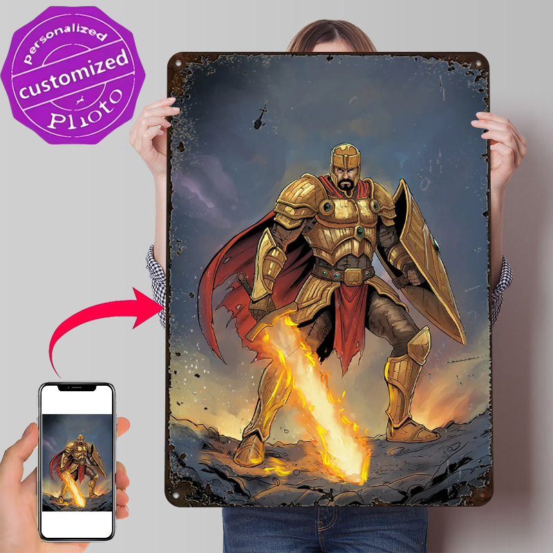 Golden Knight With Flaming Swo - Retro Knight Gaming ulasan dan harga