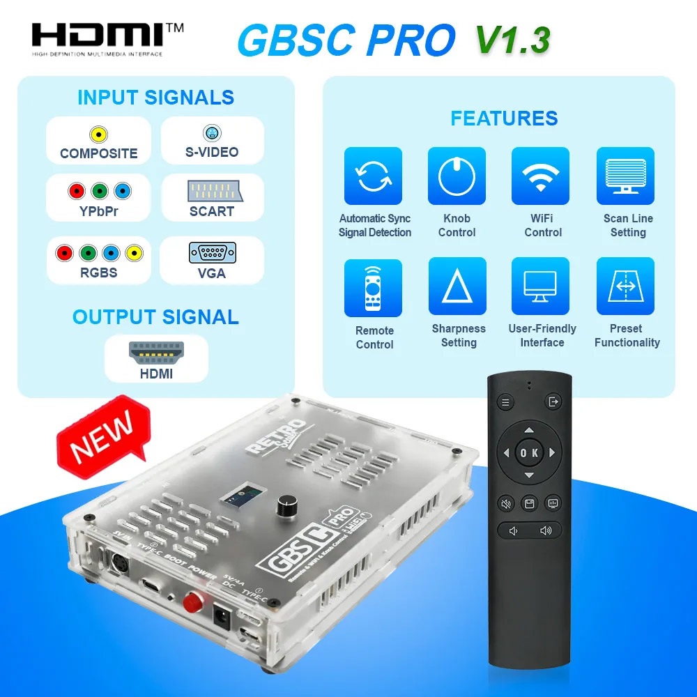 RetroScaler GBS Control Pro GB - Retro Gaming Hard Drive ulasan dan harga