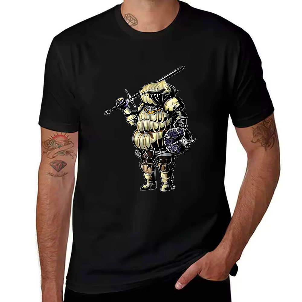 Men's Cotton Short Sleeve T-Sh - Retro Knight Gaming ulasan dan harga