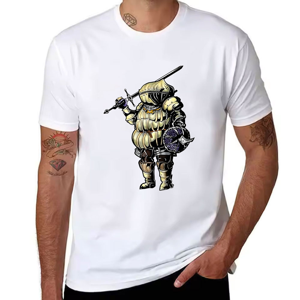 Men's Cotton Short Sleeve T-Sh - Retro Knight Gaming ulasan dan harga