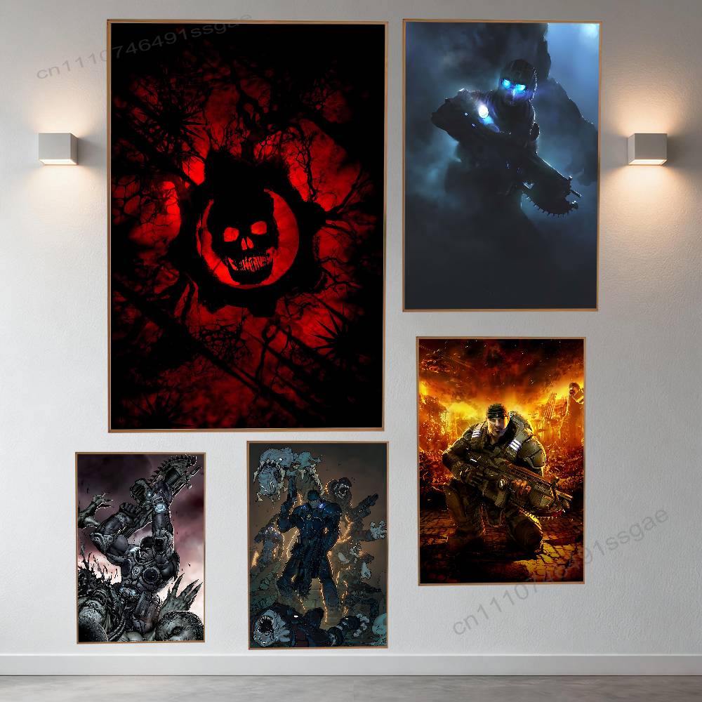 Game G-Gears of W-War Poster R - Retro Gaming Aesthetic ulasan dan harga