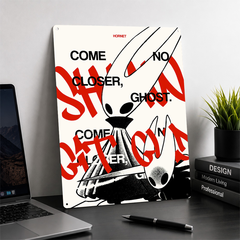 Hollow Knight Hornet Metal Pos - Retro Knight Gaming ulasan dan harga