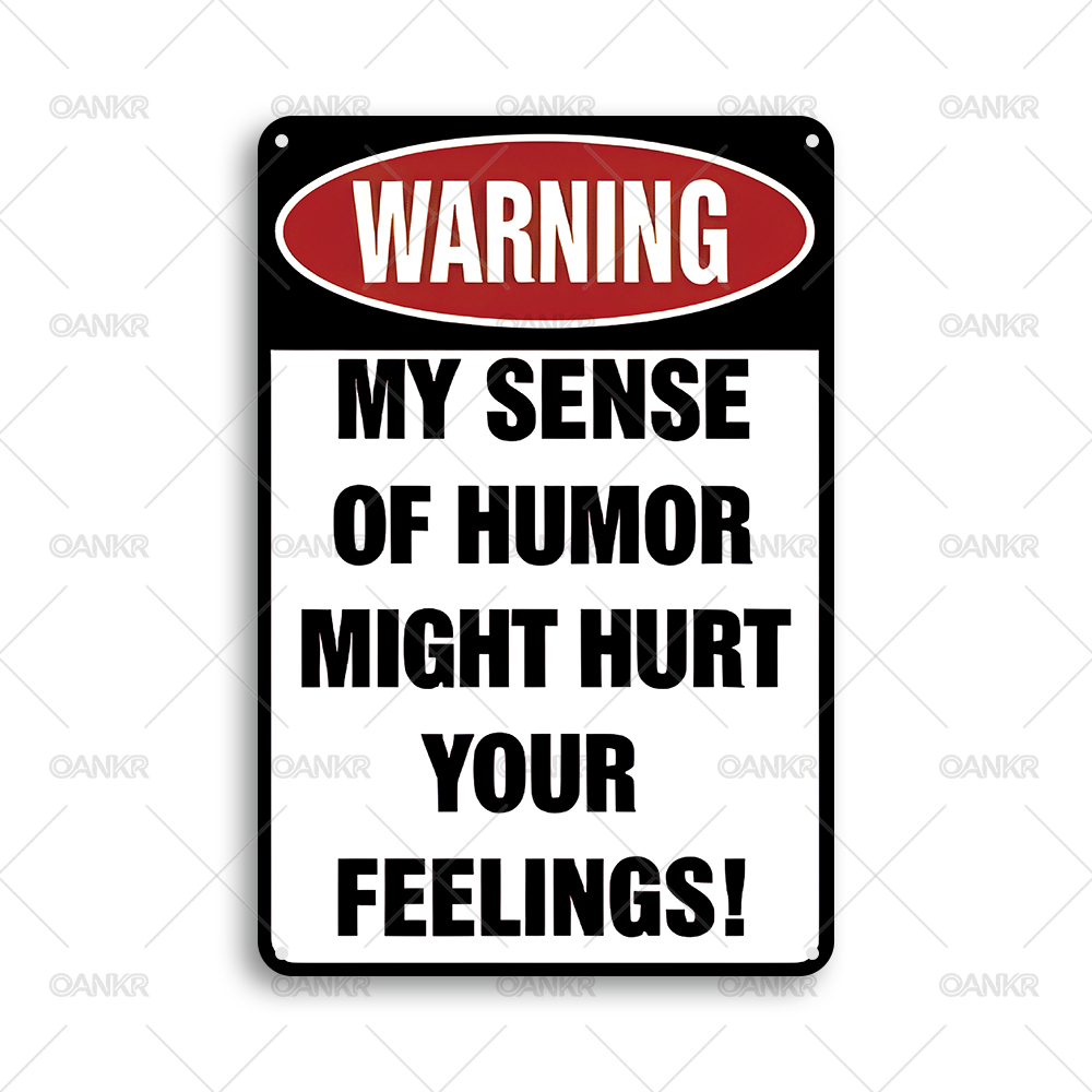 Vintage Funny Warning Metal Ti - Retro Gaming Cafe ulasan dan harga