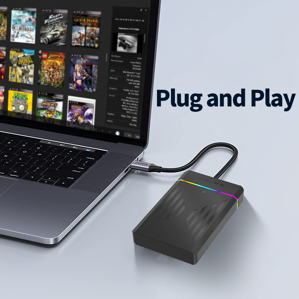 3TB Gaming HDD Playnite&Retrob - Retro Gaming Hard Drive ulasan dan harga