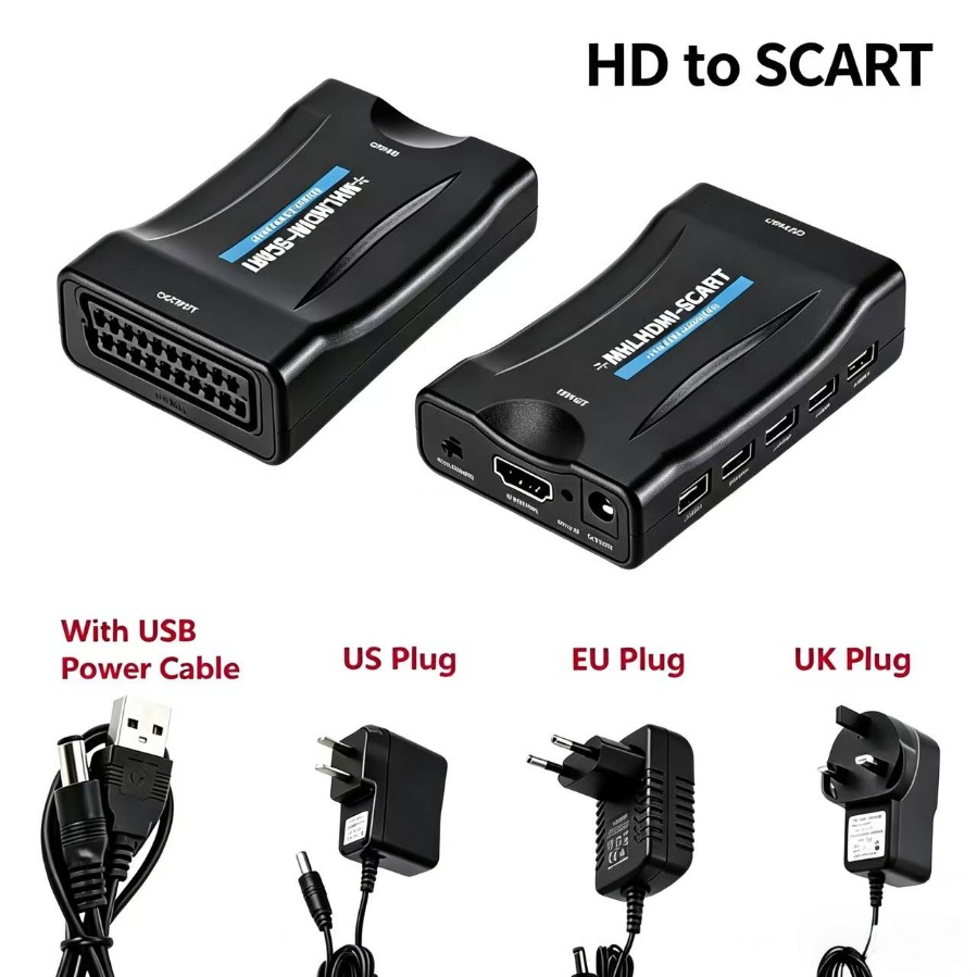 1080P HDMI-Compatible to Scart - Scart To Hdmi ulasan dan harga
