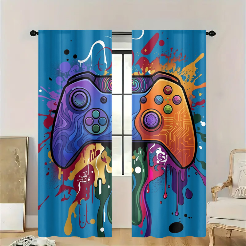 Retro Gaming Curtain Video Gam - Retro Gaming Cafe ulasan dan harga