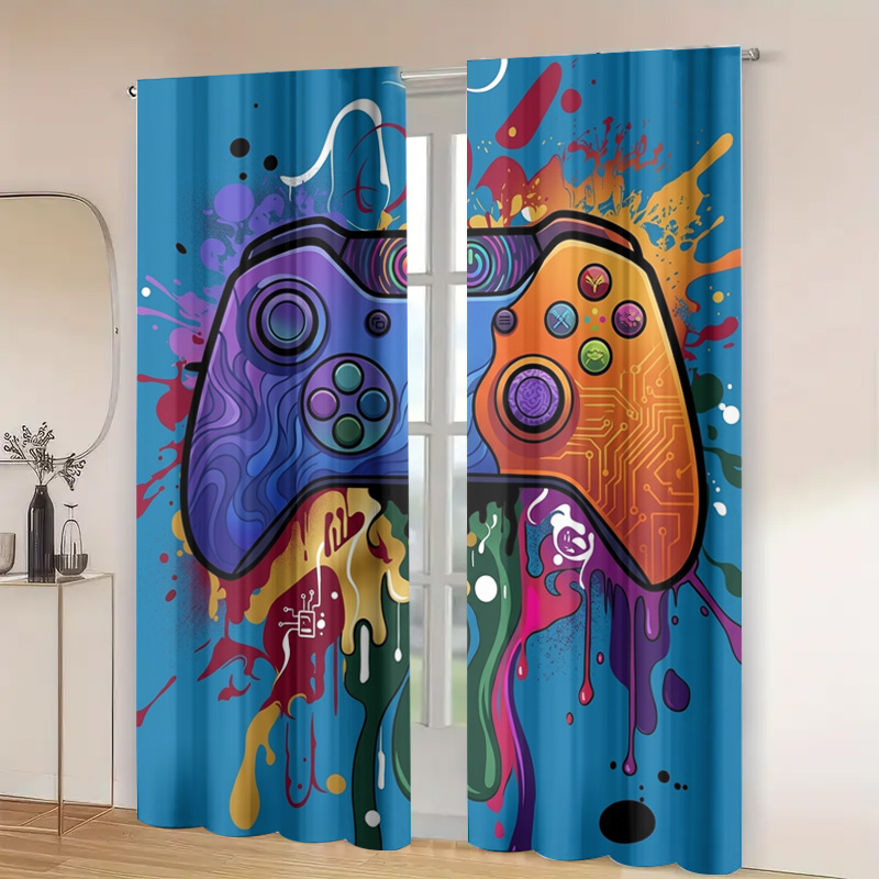 Retro Gaming Curtain Video Gam - Retro Gaming Cafe ulasan dan harga
