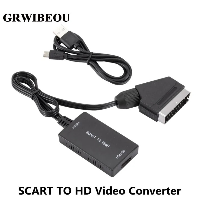 SCART To HDMI-Compatible Conve - Scart To Hdmi ulasan dan harga