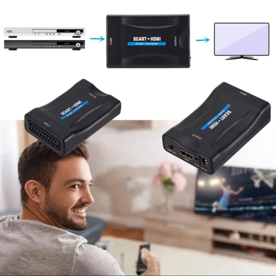 Full HD 1080P SCART to HDMI-co - Scart To Hdmi ulasan dan harga