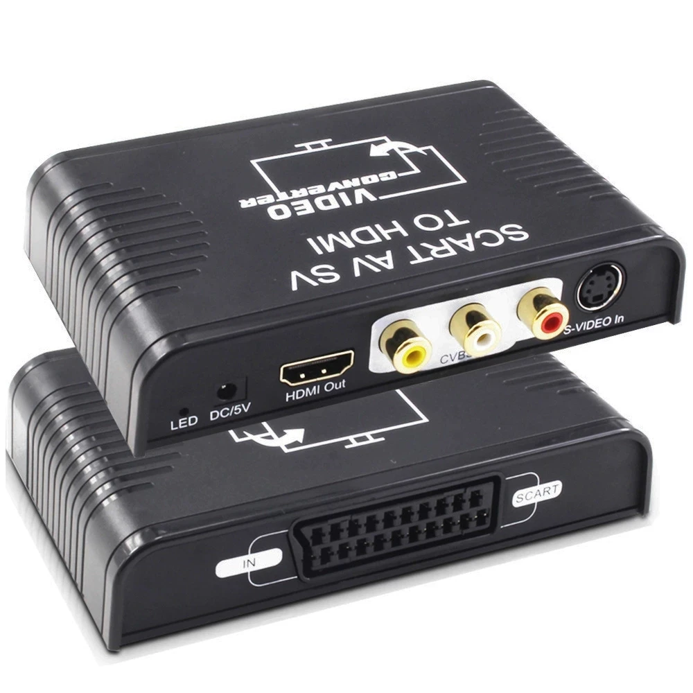 S-Video AV Scart to HDMI Conve - Scart To Hdmi ulasan dan harga