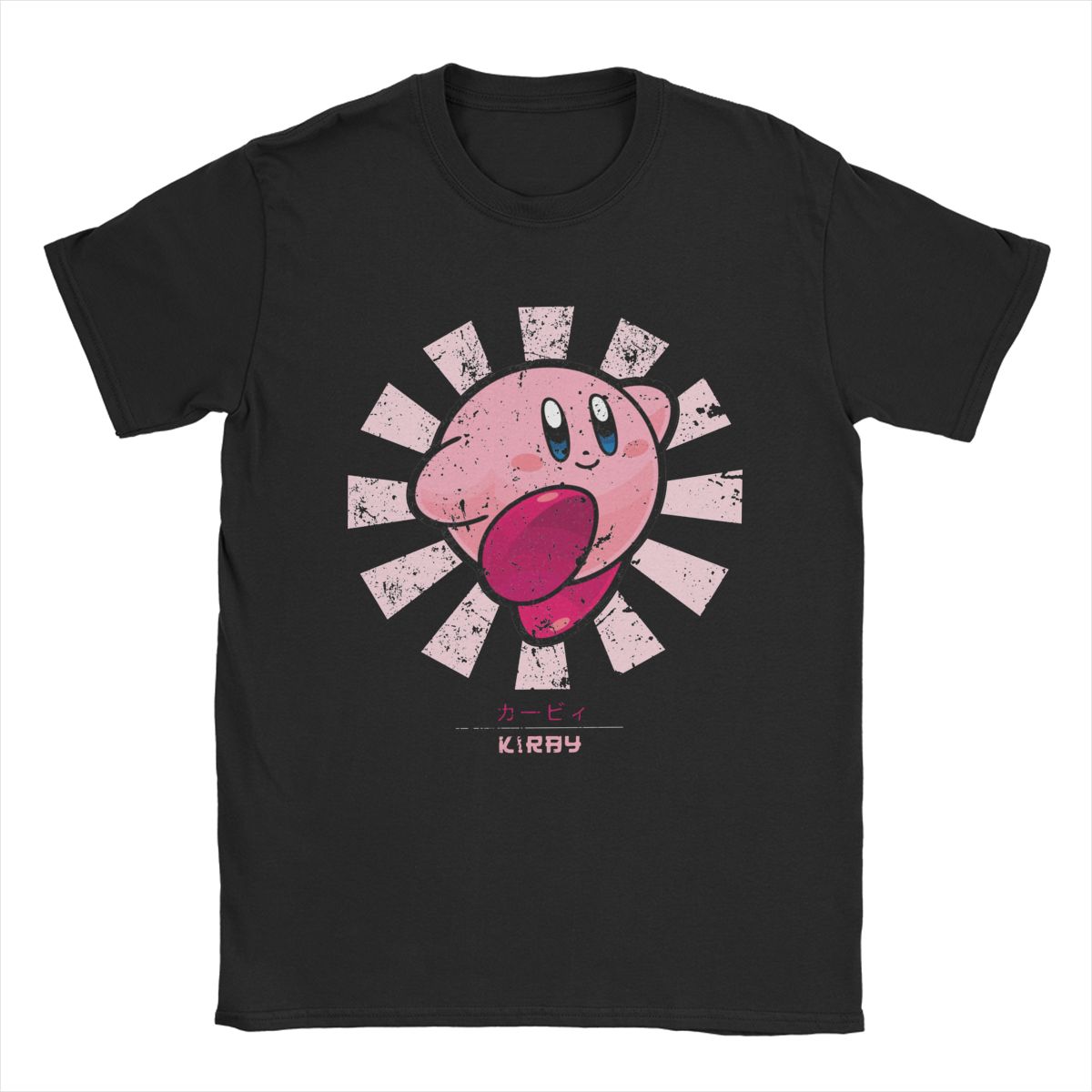 Kirbys Retro Japanese T-Shirts - Retro Gaming Aesthetic ulasan dan harga