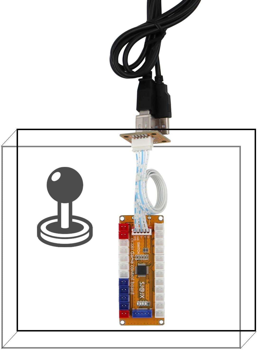 5 in 1 Zero Delay USB Encoder  - Raspberry Pi Retropie ulasan dan harga