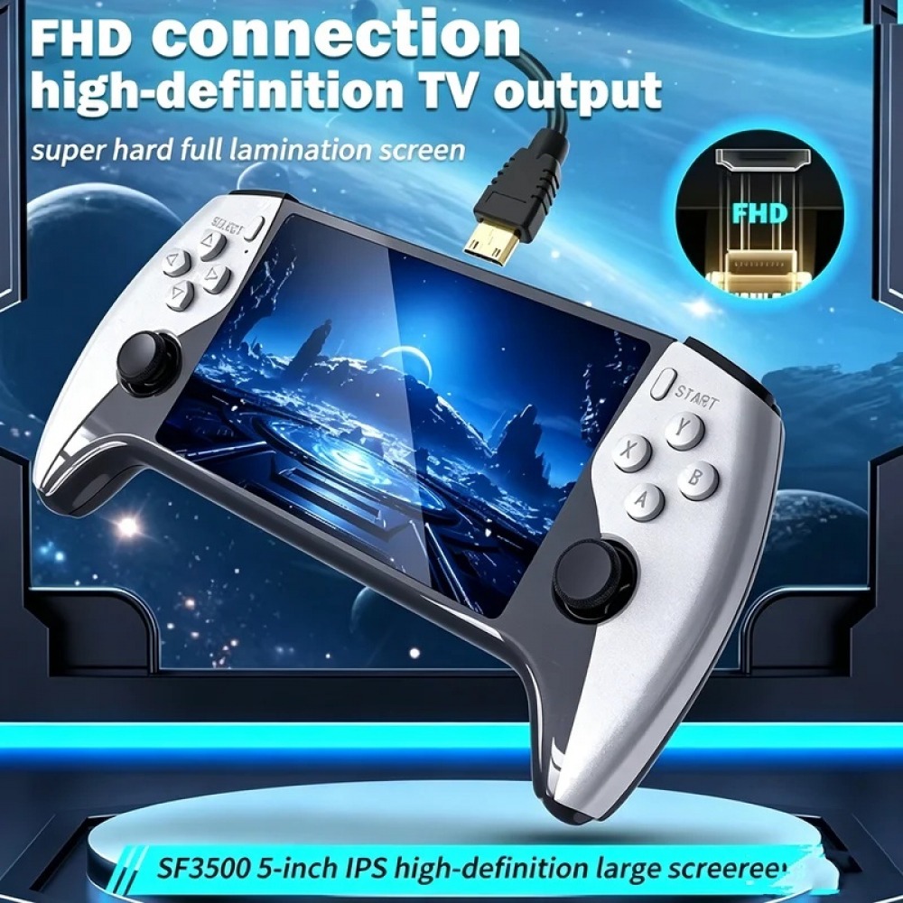 SF3500 5 inch Handheld Game Co - Console Retro Gaming Portable ulasan dan harga