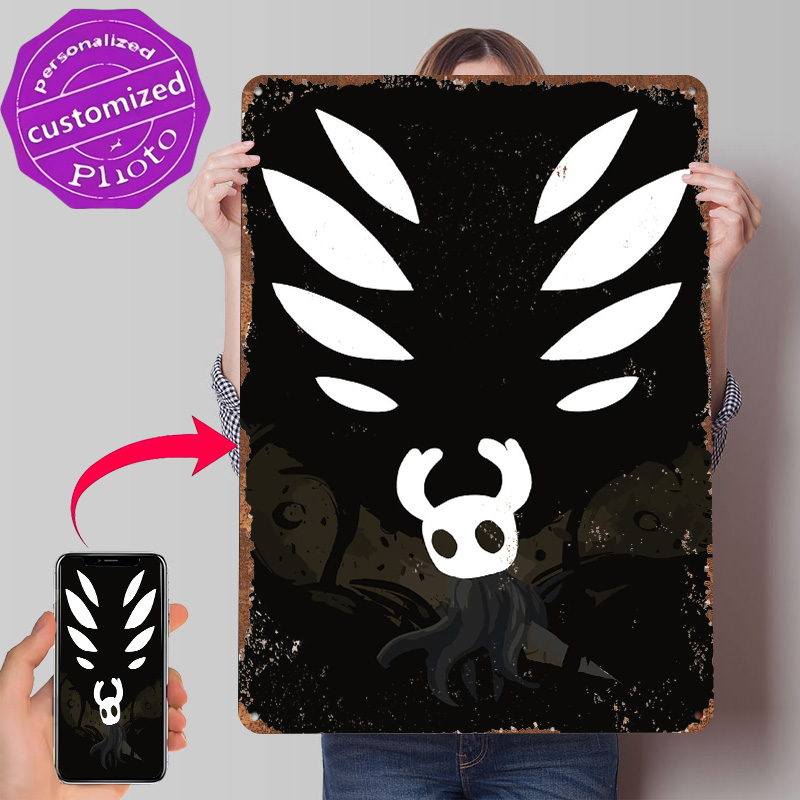 Hollow Knight Metal Poster Cus - Retro Knight Gaming ulasan dan harga
