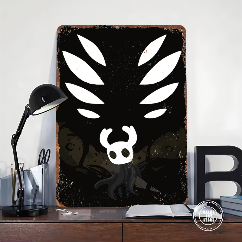 Hollow Knight Metal Poster Cus - Retro Knight Gaming ulasan dan harga